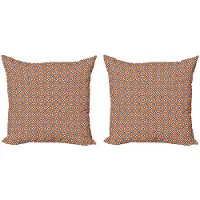 Abakuhaus Boho Kussenhoes Set – 2x50x50 cm – Dubbelzijdig bedrukt – Kobaltblauw Goudsbloem