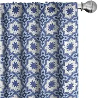 Abakuhaus Voorhangen – 2x75x175 cm – Mikrofaser – Halfdonkerend – Violet