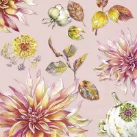 IHR - Lunch servetten - Dahlia Dream Pink