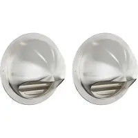 vidaXL Luchtventilatieroosters 2 pcs Zilver 150 mm Roestvrij staal