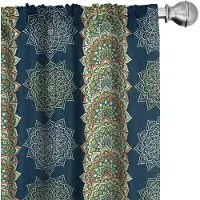 Abakuhaus – 2x75x245 cm Gordijnen – Mikrofaser, Meerkleurig, Halverduisterend