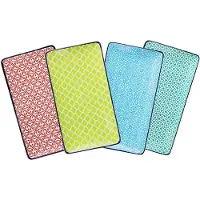 Vancasso Macaron Sushi Borden - Set Van 4 - Diner Borden - Uniek Design - Aardewerk - 27x15cm - Servies - Vaatwasserbestendig - Geschikt Voor Magnetron