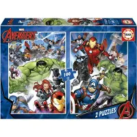 Educa - puzzel - 2 x 100 stuks - Avengers