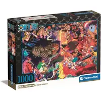 Clementoni - Puzzel - 1000 stukjes - One Piece - Impossible - Anime - High Quality Series