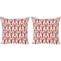 Abakuhaus Kussenhoes Set Hummer – 2x45x45 cm – Dubbelzijdig Digitaaldruk