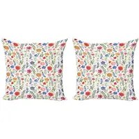 Abakuhaus Kussenhoezen Set 2x60x60 cm – Dubbelzijdig Bedrukt – Microvezel Multicolor
