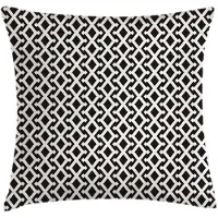 Abakuhaus visgraatkussenhoes – dubbelzijdig – 50x50 cm – ivoor/koksgrijs