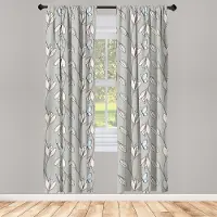Abakuhaus Gordijnen – Bladeren/Vlinder – 2x75x175 cm – Zandbruin