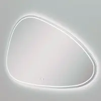 Balmani Ghost Touch organisch badkamerspiegel 150 x 94 cm met spiegelverlichting en anti-damp
