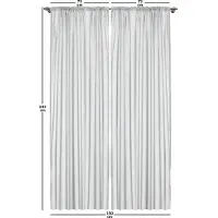 Abakuhaus Tropische gordijnen – 2-delige set 75x245 cm – microvezel