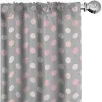 Abakuhaus Voorhangen – Pastelroze stippen – 2x75x175 cm