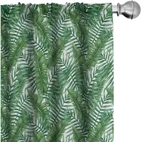 Abakuhaus Jungle Leaves – Gordijnen – 2x75x225 cm – Veelkleurig