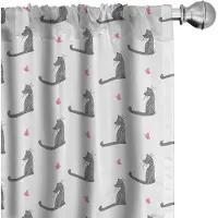 Abakuhaus Kattenvordijnen – 2x75x175 cm – Microfaser – Halfdonker
