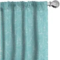 Abakuhaus gordijnen – 2x75×175 cm – microvezel, gedeeltelijk verduisterend