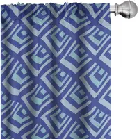 Abakuhaus – Gordijnen geometrisch blauw, lichtblauw en aqua 2x75x175 cm