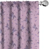 Abakuhaus Gordijnen – 2x75x245 cm – Microvezel – lila blauw violet