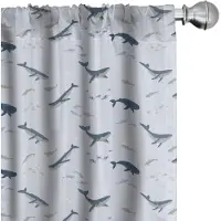 Abakuhaus Nautische Gardijnen – 2x75x245 cm – Pastel lila/multicolor