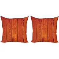 Abakuhaus Oranje Kussenhoes Set – 2x50x50 cm – Dubbelzijdig bedrukt