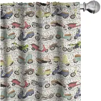 Abakuhaus Gordijnen Set – 2x75x225 cm – Mikrofaser – Meerkleurig