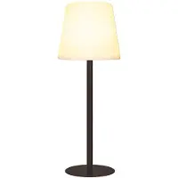 Anna's Collection Oplaadbare tafellamp | 39 cm | RGB + 2700K | Dimbaar | IP44 | Zwart