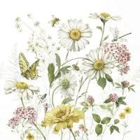 Ambiente IHR Lunch servetten - Wildflower and Butterfly
