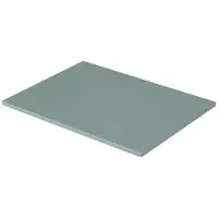 Bogart Nicole badkamerwerkblad 60 cm - duurzaam MDF, modern design | Kleur: Salie | Maat: 60x1,8x45,5 cm