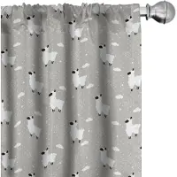 Abakuhaus – Schaapgordijnen – 2-delige set 75×245 – microvezel