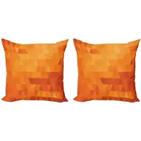 Abakuhaus Kussenhoes – 60x60 – Dubbelzijdig bedrukt – Burnt orange
