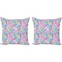 Abakuhaus Kussenhoes Set – 2x40x40 cm – Mikrofaser – Dubbelzijdig bedrukt