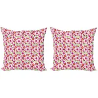 Abakuhaus Hippie Kussenhoes – Set 2x50x50 cm – Dubbelzijdig Digitaalbedrukt – Multicolor
