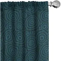Abakuhaus Abstracte gordijnen – 2x75x225 cm – microvezel – Verduisterende gordijnen – Violet Blue Seafoam