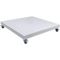 AVH-Collectie AVH parasolvoet 90 kg Hacienda / Siesta met 4 wielen zand graniet (6,4x6,4)