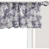 Abakuhaus Vintage Botanische Raamvalletje, Gordijnvalletje voor Keuken en Slaapkamer met Tunnelzoom, 137 cm x 30 cm, Indigo Paars Blauw