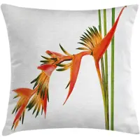Abakuhaus Kussenhoes – Bloemen Exotische Tak – 50x50 cm – Tweezijdig bedrukt, rits