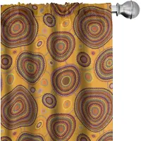 Abakuhaus Retro Gardijnen – 2x75x175 cm – Multicolor Mikrofaser