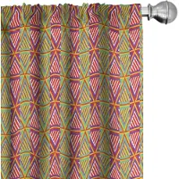 Abakuhaus Geometrische Gordijnen – Driehoeken en Strepen – 2x75x245 cm