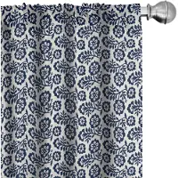 Abakuhaus Gordijn – 2x75x175 cm – Microvezel, halverduisterend – Violetblauw