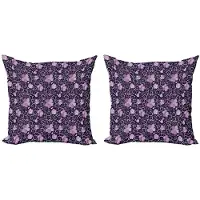 Abakuhaus Kussenhoes – Gebloemd 40x40 cm – Tweezijdig bedrukt – microvezel