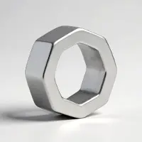 Cavill - Zilveren Hanger - 925 Sterling Zilver - Geometrisch Zeshoekig Minimalistisch Sieraad - Modern Elegant - 8x3 mm - Dagelijks & Feestelijk