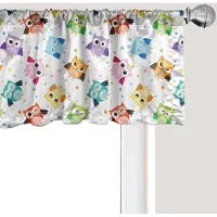 Abakuhaus Kleuterschool Raamvalletje, Gordijnvalletje voor Keuken en Slaapkamer Decoratie met Tunnelzoom, 137 cm x 30 cm, Multicolor