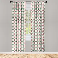 Abakuhaus Kerstgordijnen – Norwegian Rose – 2-delige – 75x245 cm