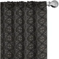 Abakuhaus – Geometrische Gordijnen – 2x75x175 cm – Donker Taupe en Zachtgrijs