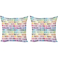 Abakuhaus Abstrakt – Kussenhoes-Set 2x 60x60 cm – Veelkleurig