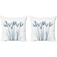 Abakuhaus Blume Kussenhoes Set – 2x45x45 cm – Dubbelzijdig bedrukt – microvezel