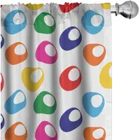 Abakuhaus Gordijnen – 2x75x175 cm – Multicolor Microfiber