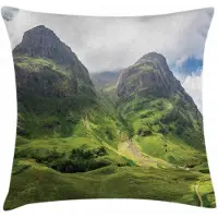 Abakuhaus Schotland Kussenhoes – 50x50 cm – Bedrukt aan beide zijden – Rits