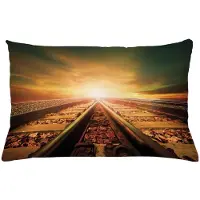 Abakuhaus Spoorlijn Kussenhoes – Beidzijdig bedrukt – 65x40 cm