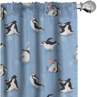 Abakuhaus Cartoon-Dier Voorhangen – 2x75x175 cm – Veelkleurig