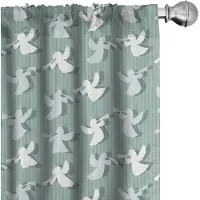Abakuhaus Engel-Gordijnen – 2x75x225 cm – Gestreepte microvezel