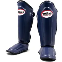 Twins special SGL-7 Scheenbeschermers Marine Blauw – Muay Thai & Kickboksen – Maat L